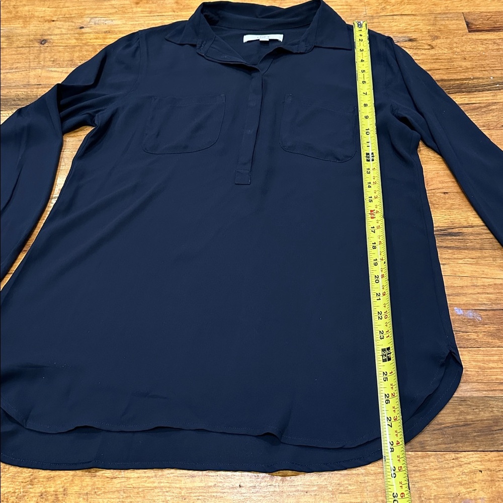 LOFT Navy Blue Tunic shirt - Medium - Picture 7 of 11
